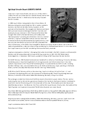 A preview of a PDF biography for Stuart, Lloyd Lincoln